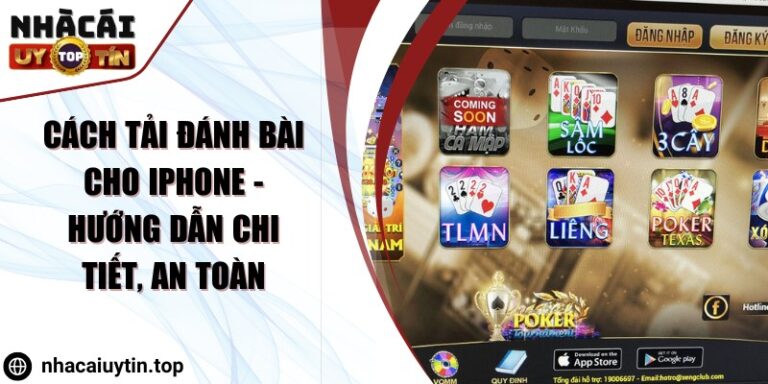 cach tai danh bai cho iphone